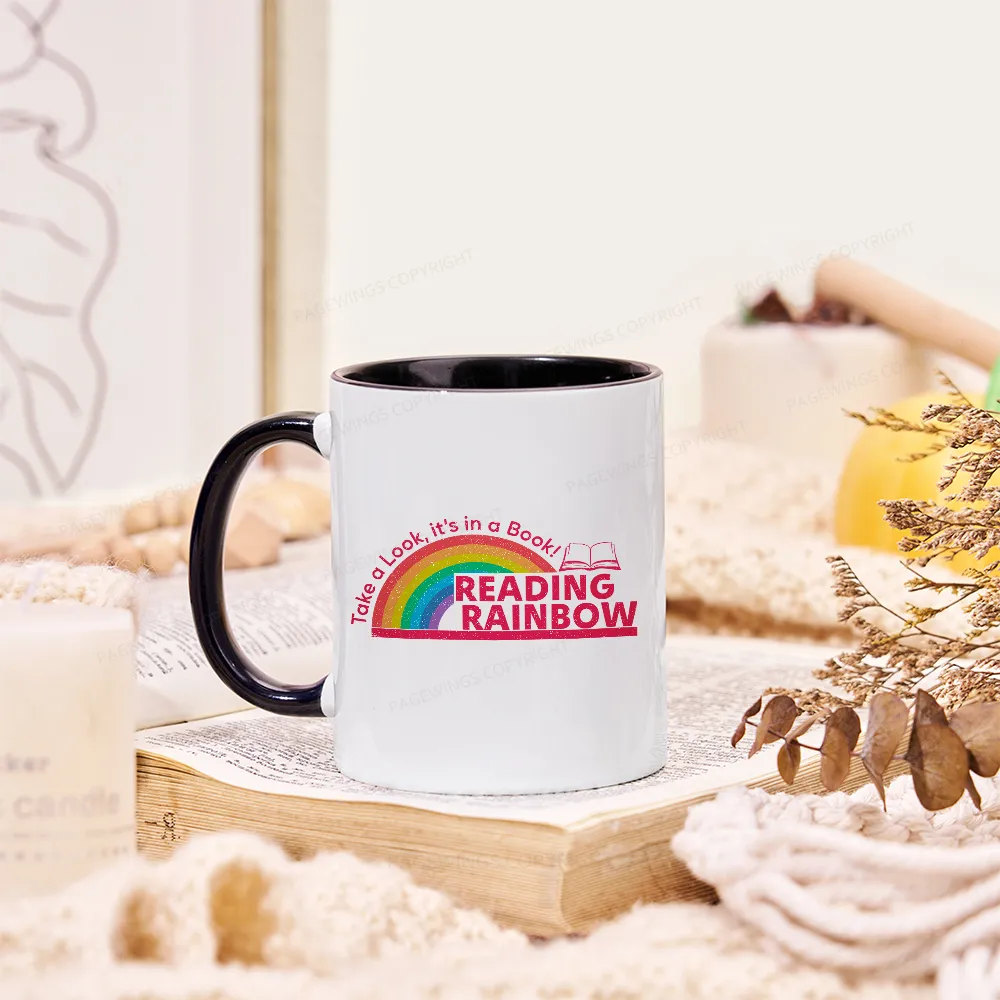 Pagewings Reading Rainbow Mug