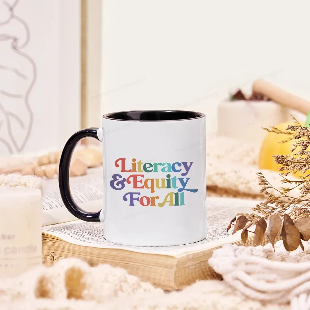 Pagewings Literacy & Equity For All Mug