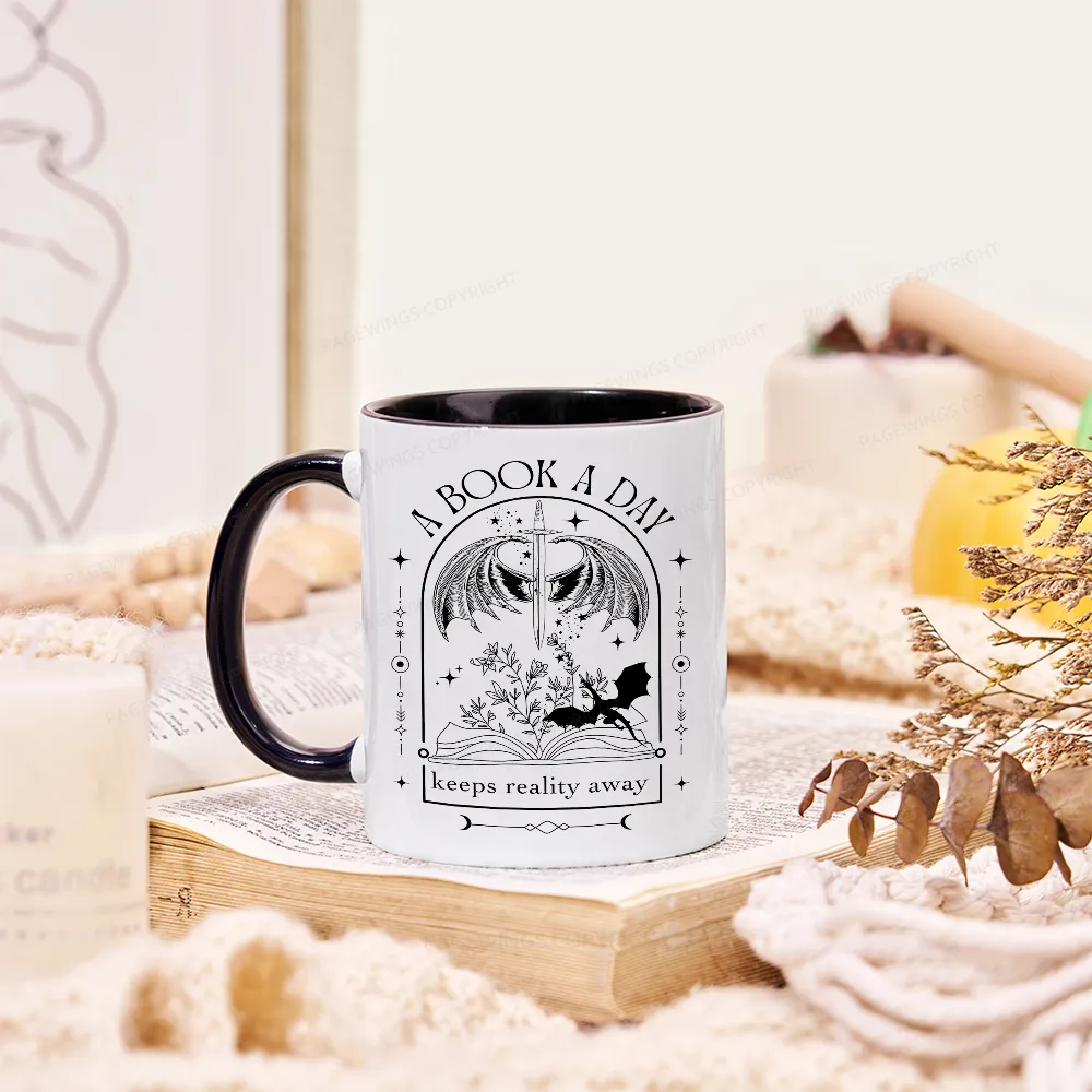 Pagewings A Book a Day Dragon Mug
