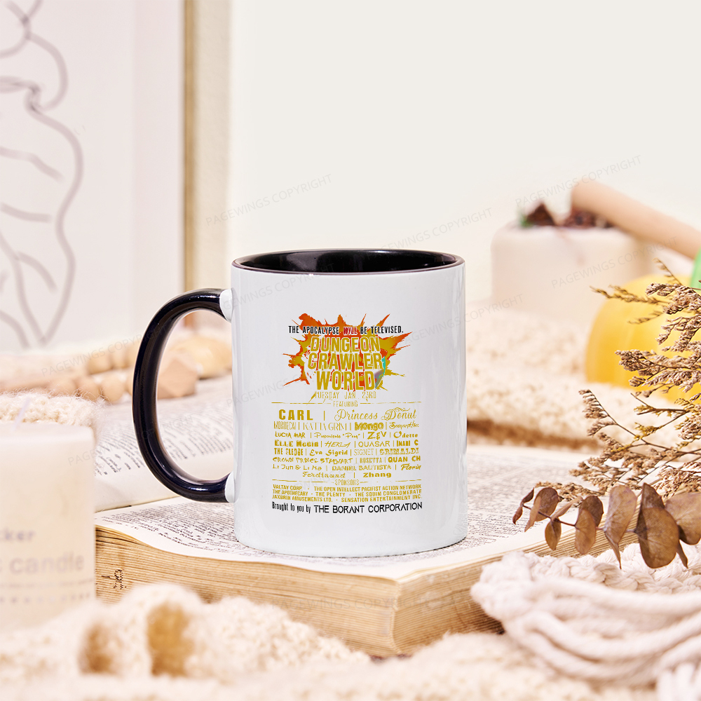 Pagewings Dungeon Crawler World Tour Mug