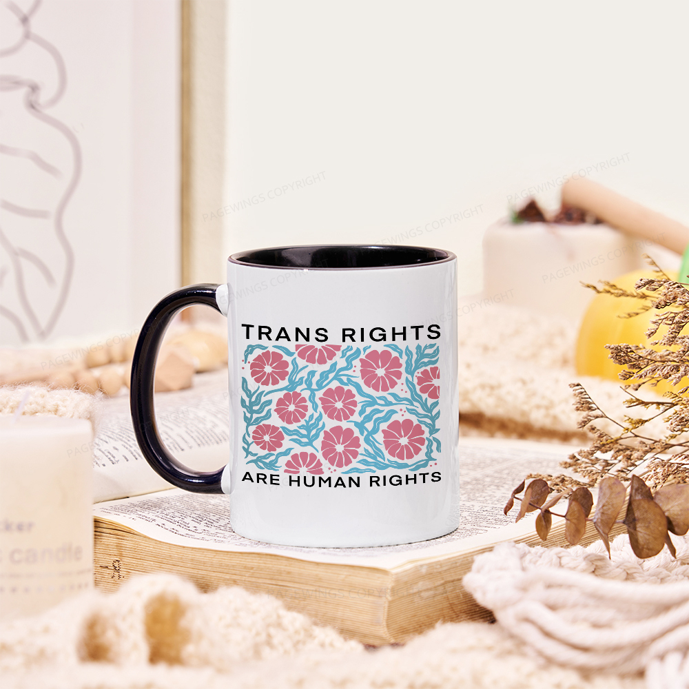 Pagewings Trans Rights Are Human Rights Mug