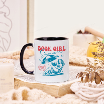 Pagewings Book Girl Summer Mug
