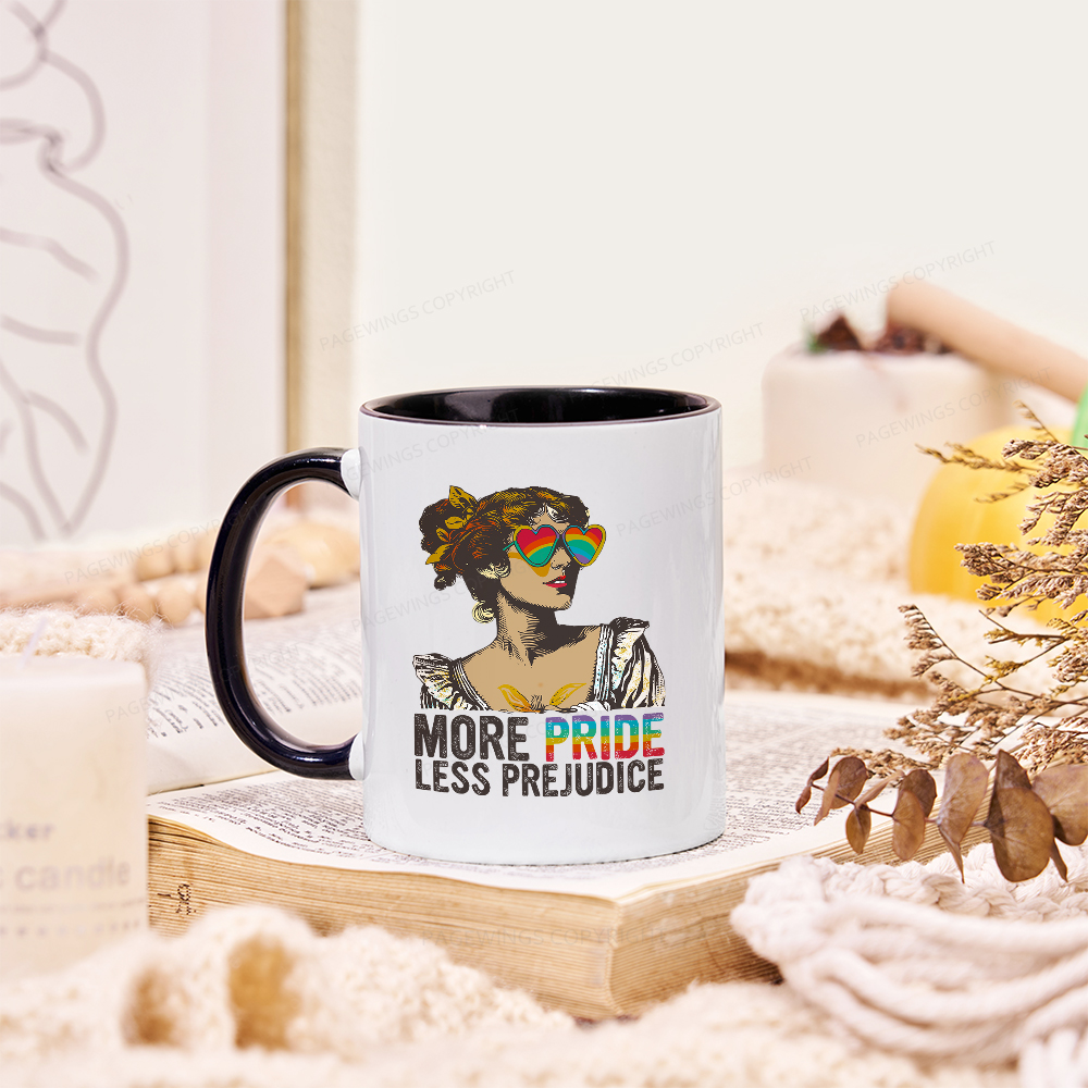 Pagewings More Pride Less Prejudice Mug