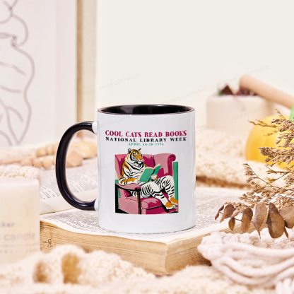 Pagewings Library Week Poster 1996 Mug