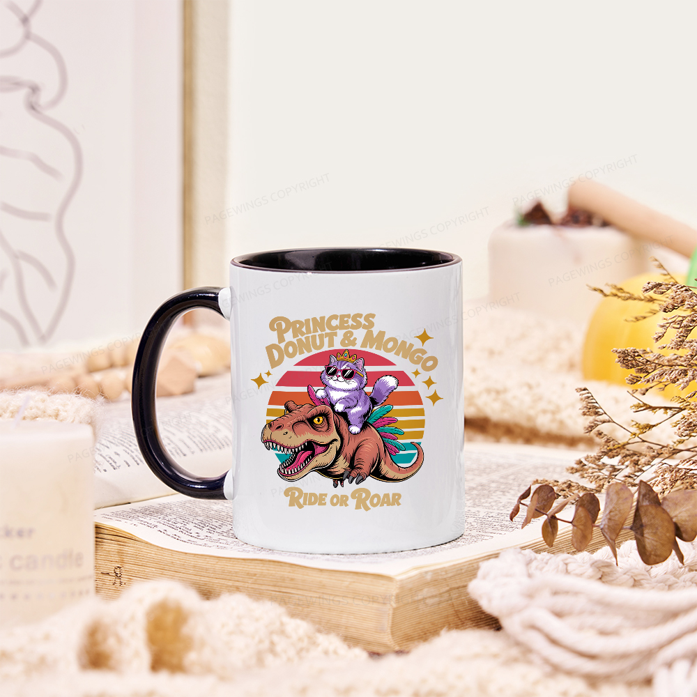Pagewings Princess Donut & Mongo Mug