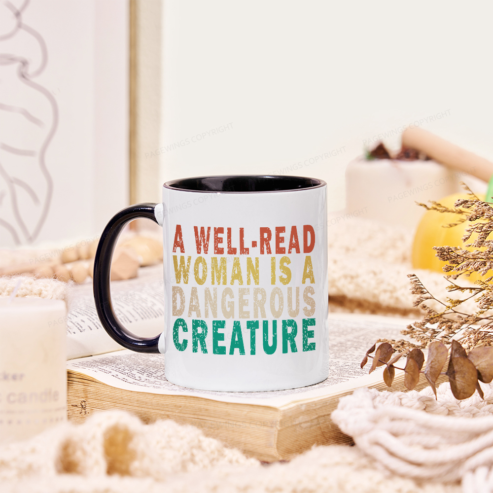 Pagewings A Well-Read Woman Is A Dangerous Creature Mug