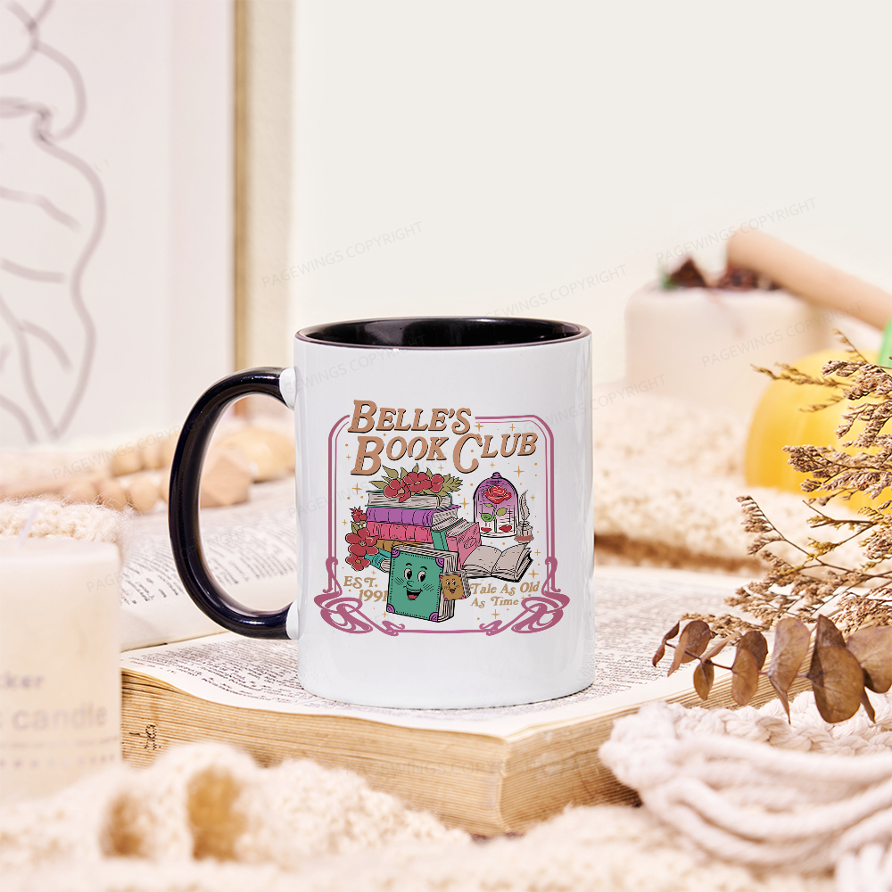 Pagewings Belle's Book Club Mug
