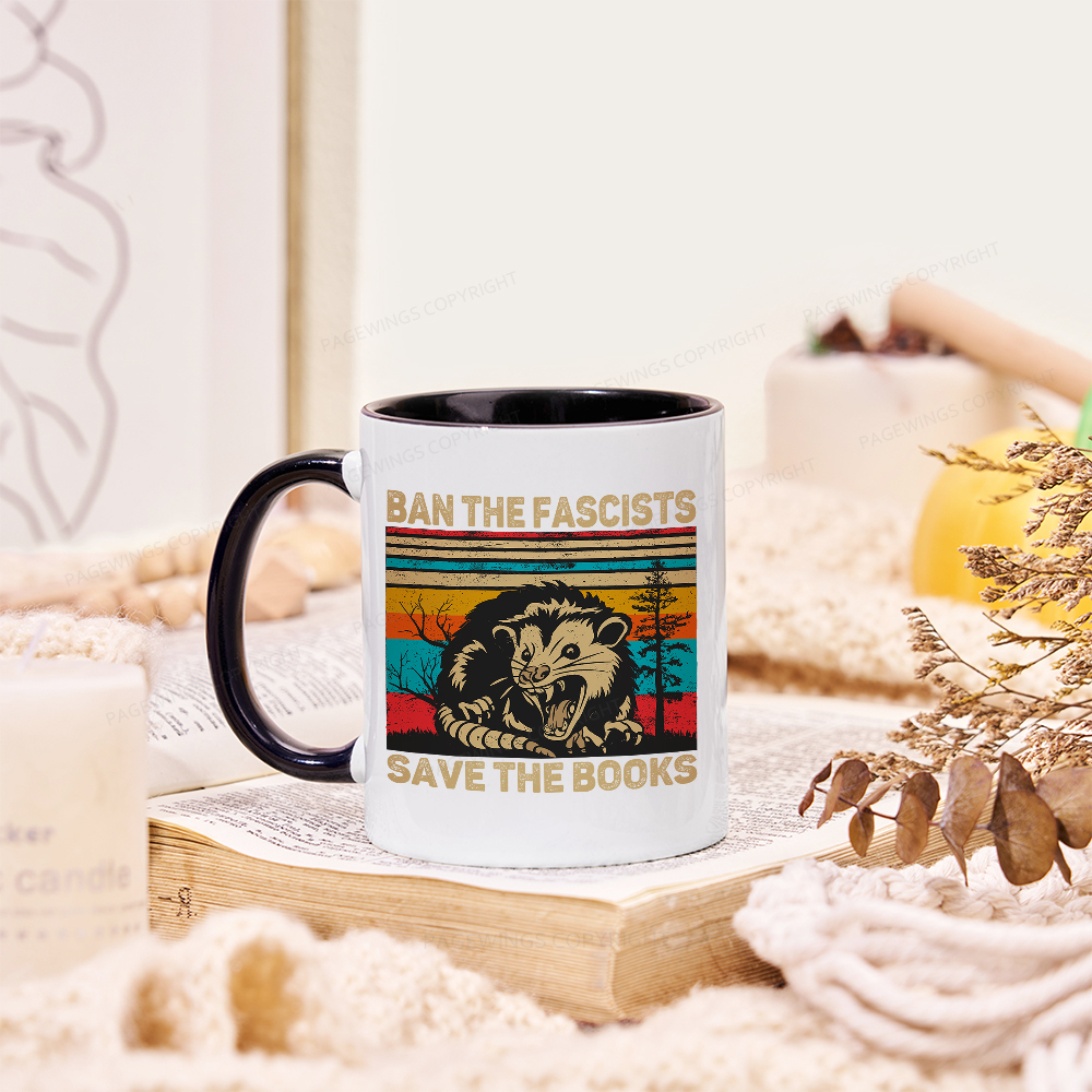 Pagewings Ban The Fascists Save The Books Mug