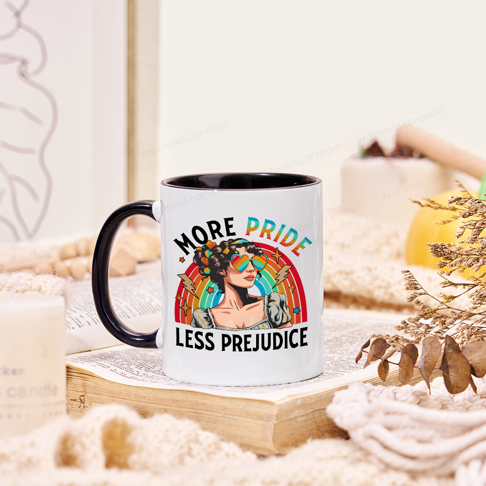 Pagewings More Pride Less Prejudice Mug
