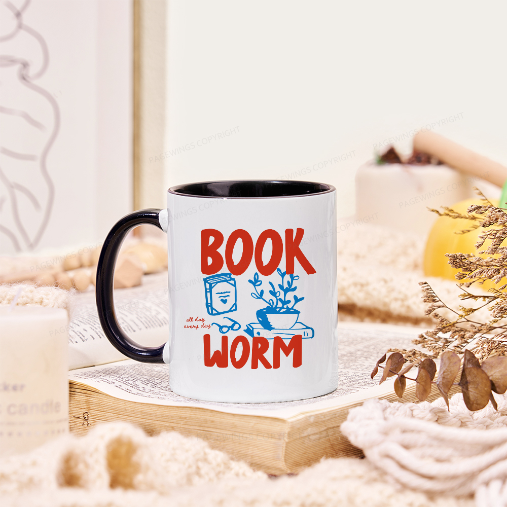 Pagewings Bookworm Mug