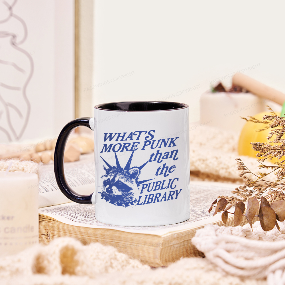 Pagewings What’s More Punk Than The Public Library Mug