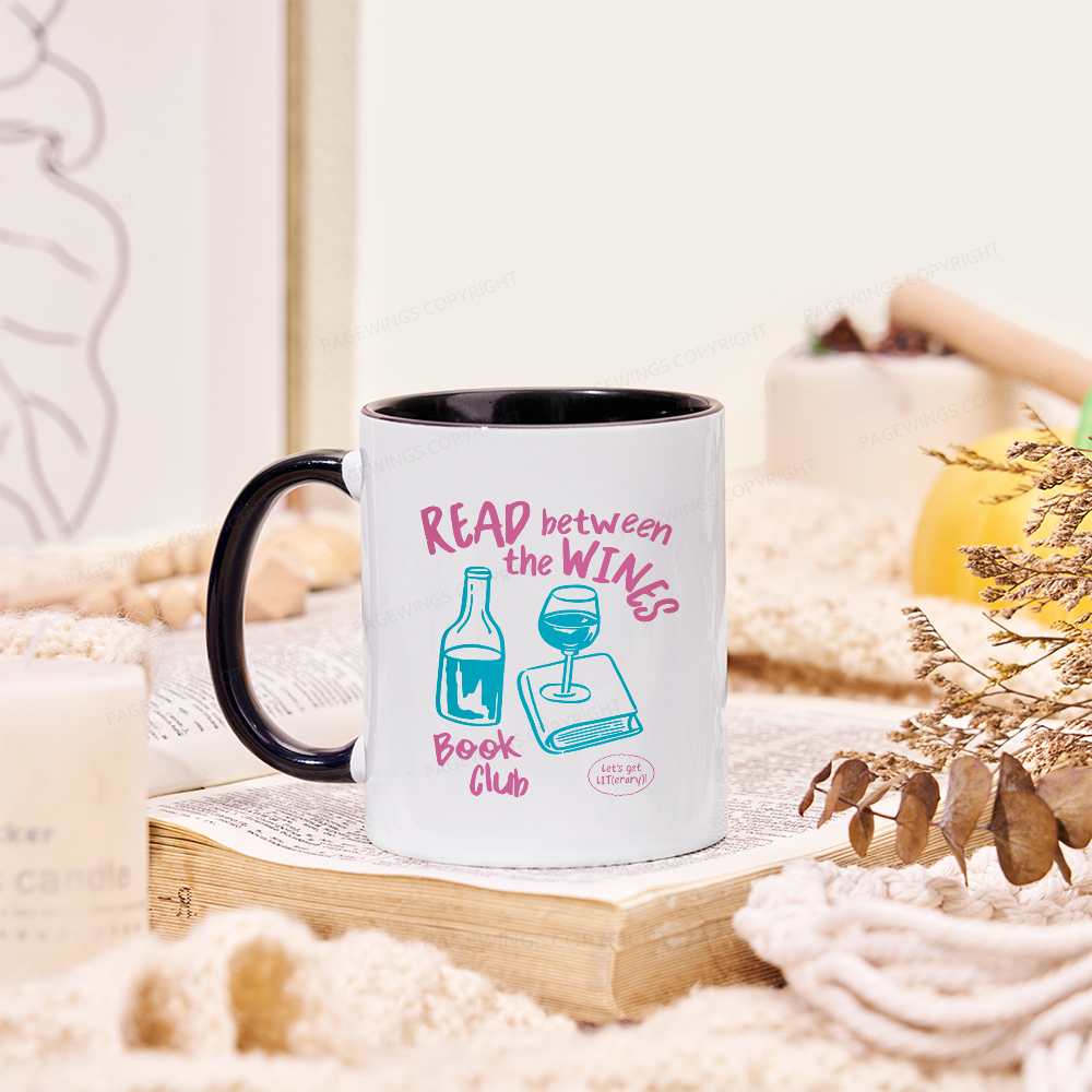 Pagewings Wine Lover Book Club Mug