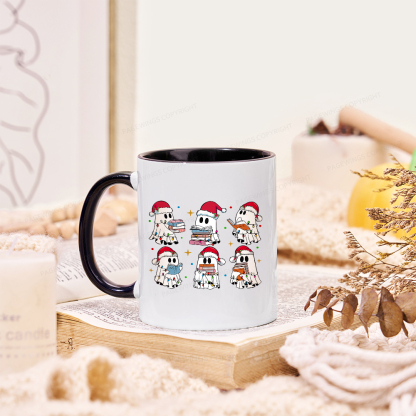 Pagewings Christmas Book Ghost Mug