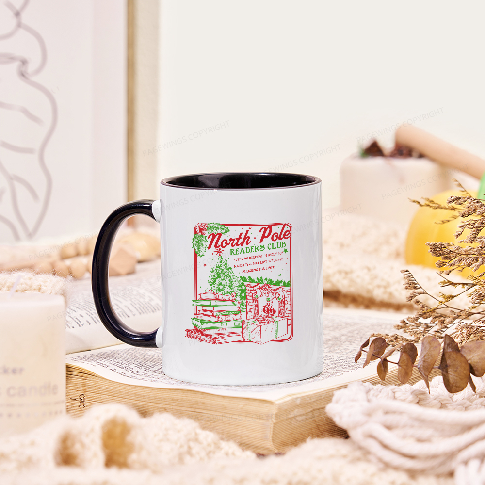 Pagewings Bookish Christmas Mug