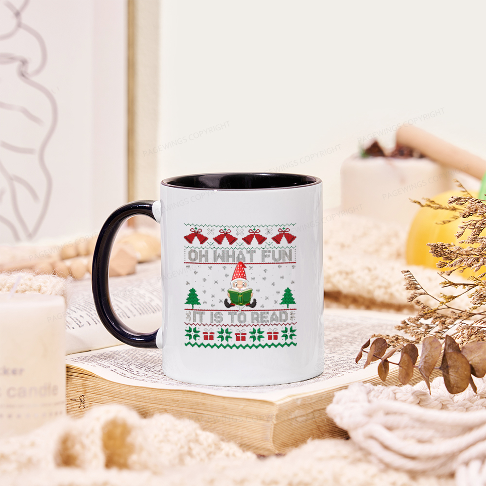 Pagewings Oh What Fun It Is To Read Mug