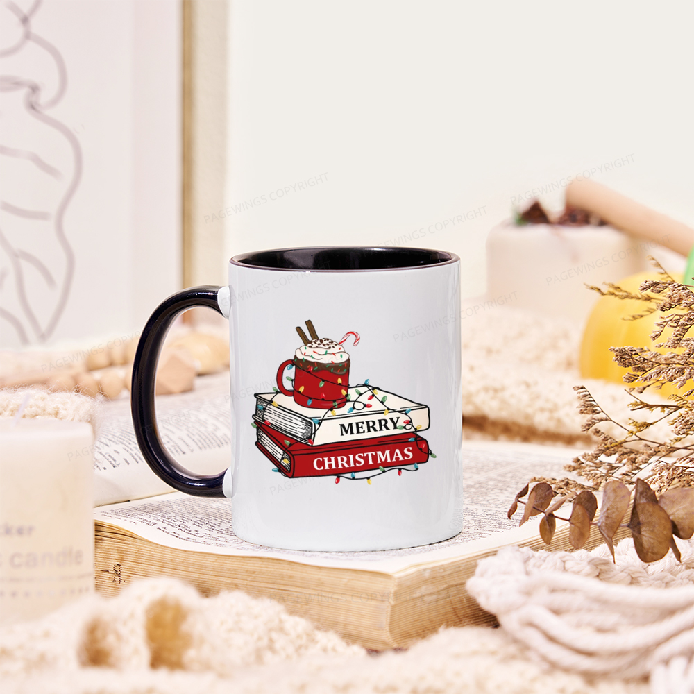 Pagewings Merry Christmas Mug