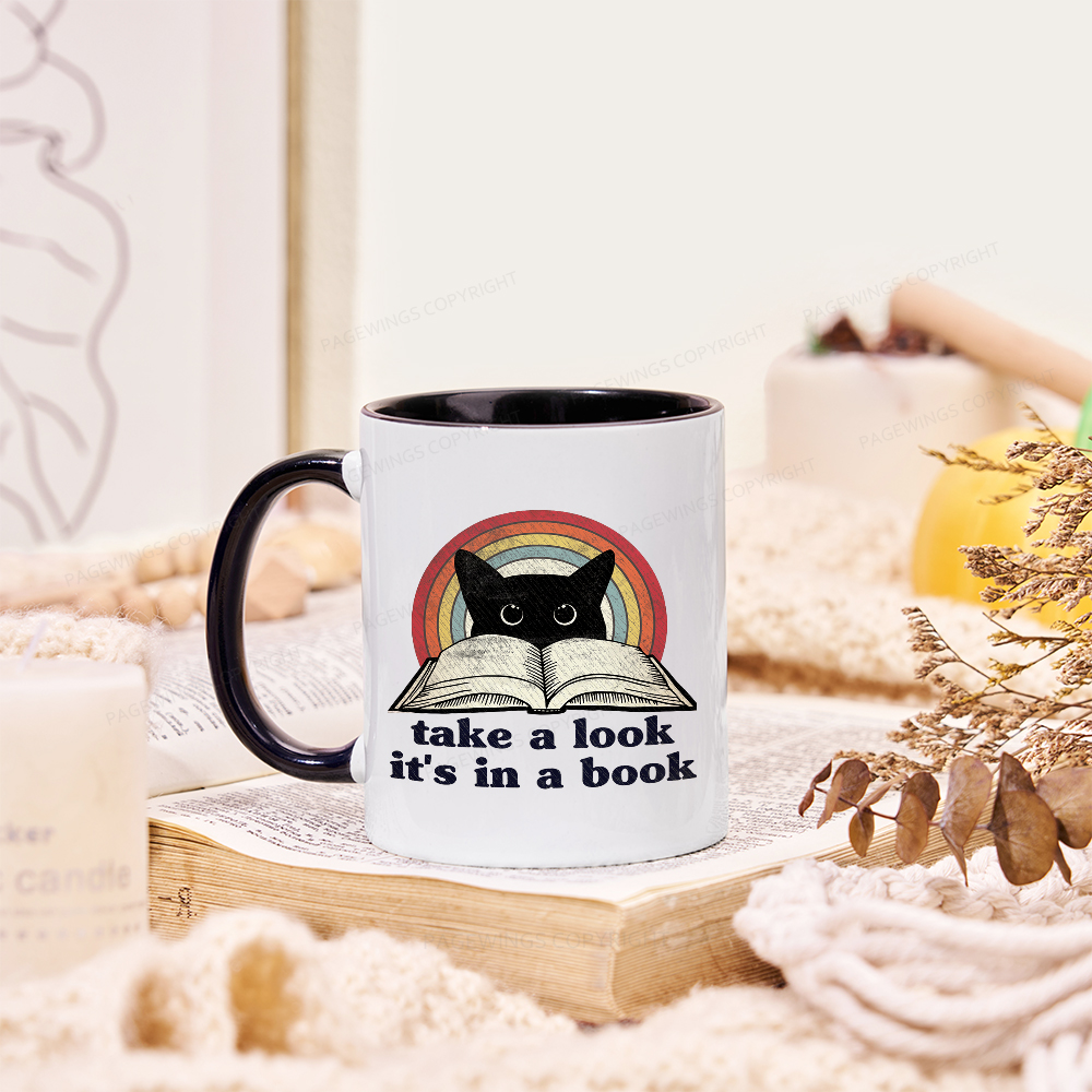 Pagewings Take A Look Its In A Book Mug