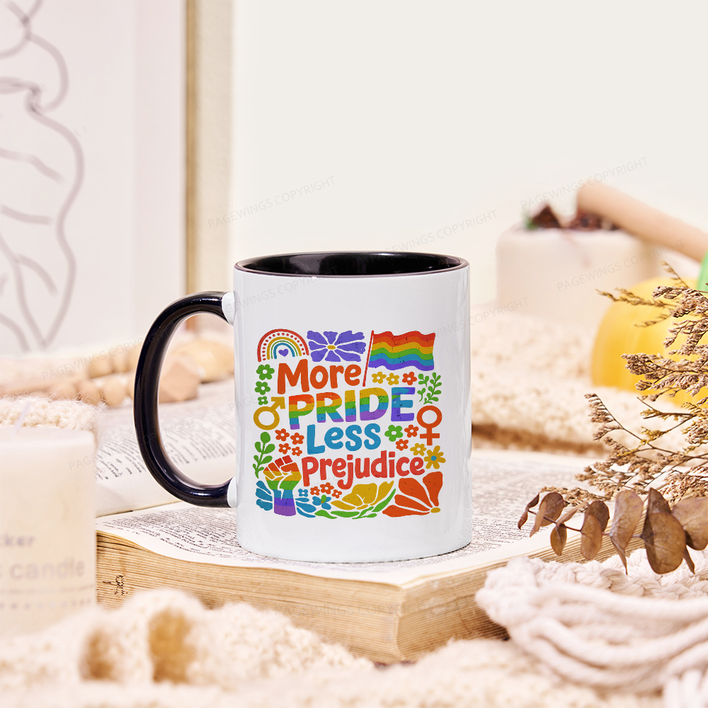 Pagewings More Pride Less Prejudice Mug