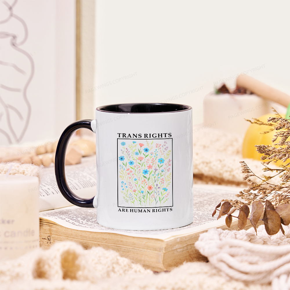 Pagewings Trans Rights Are Human Rights Mug