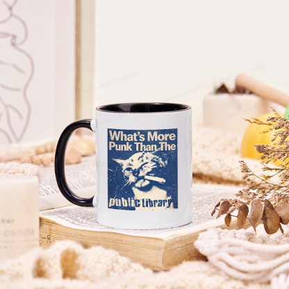 Pagewings What's More Punk Than The Public Library Mug