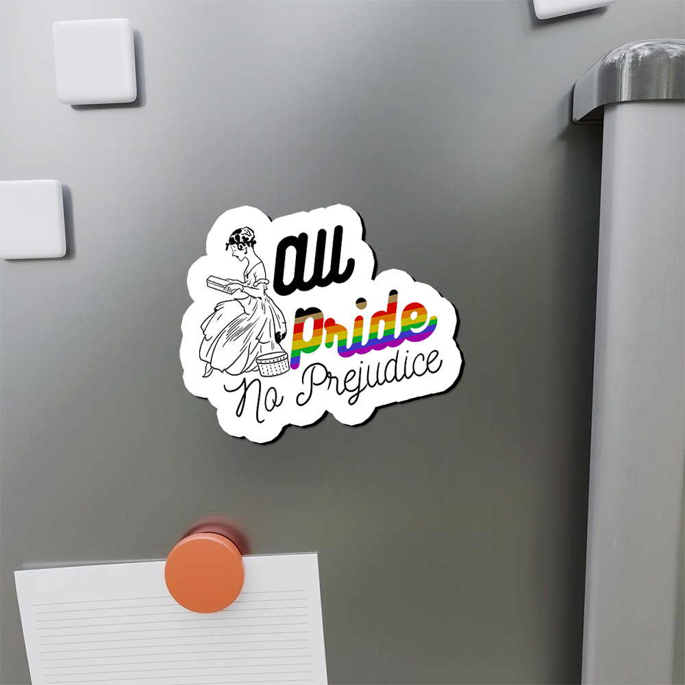 Pagewings All Pride No Prejudice Fridge Magnet