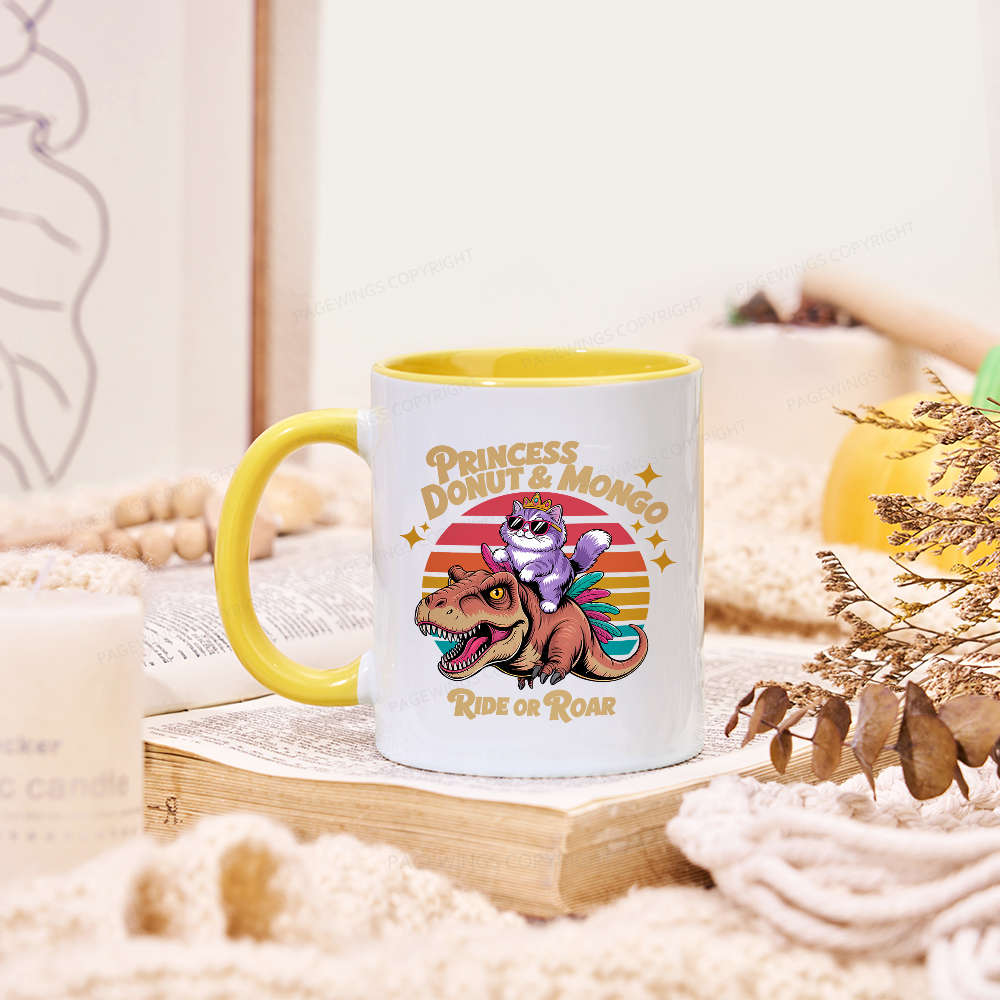Pagewings Princess Donut & Mongo Mug
