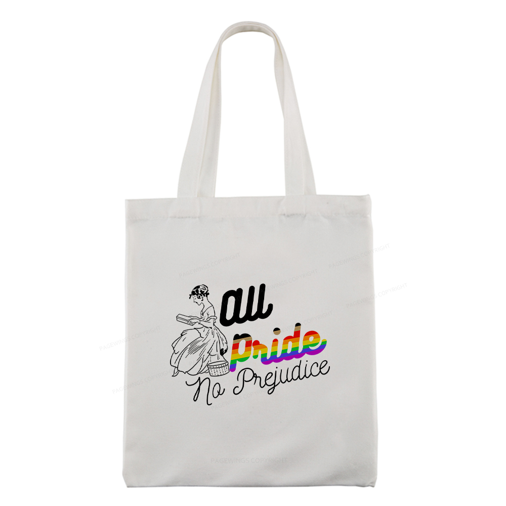 Pagewings All Pride No Prejudice Tote Bag