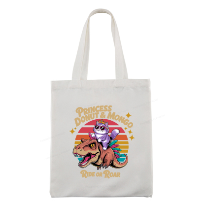 Pagewings Princess Donut & Mongo Tote Bag