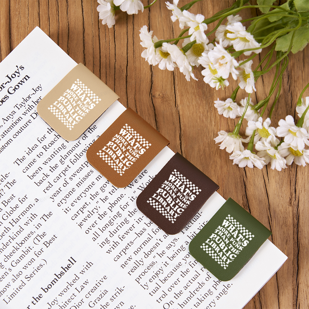 Pagewings Punk The Public Library Magnetic Bookmark