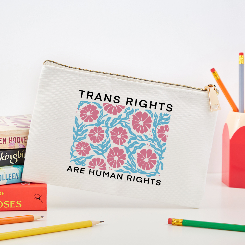Pagewings Trans Rights Are Human Rights Pouch