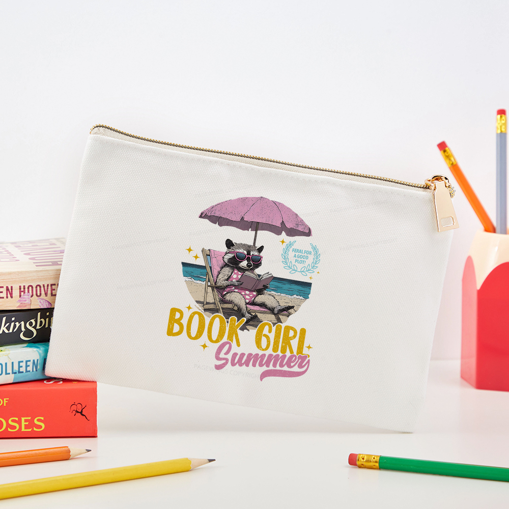 Pagewings Book Girl Summer Pouch