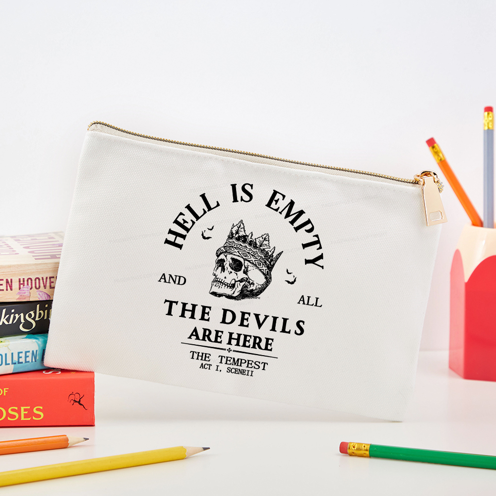 Pagewings Hell Is Empty And All The Devils Are Here Pouch