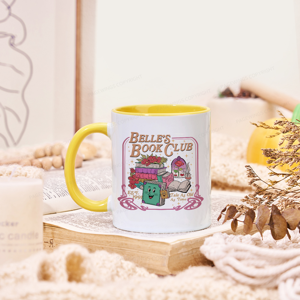 Pagewings Belle's Book Club Mug