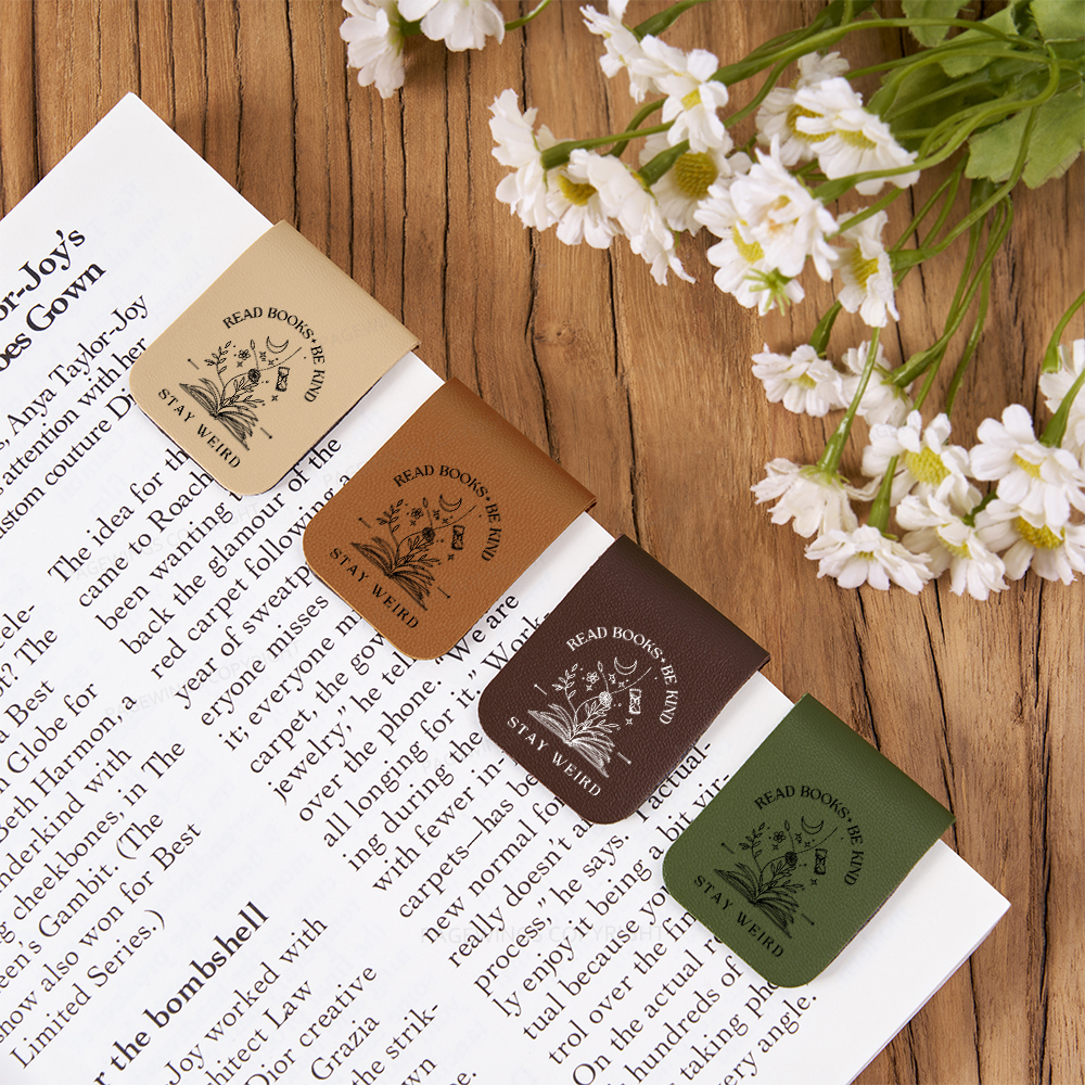 Pagewings Read Books Be Kind Stay Weird Magnetic Bookmark
