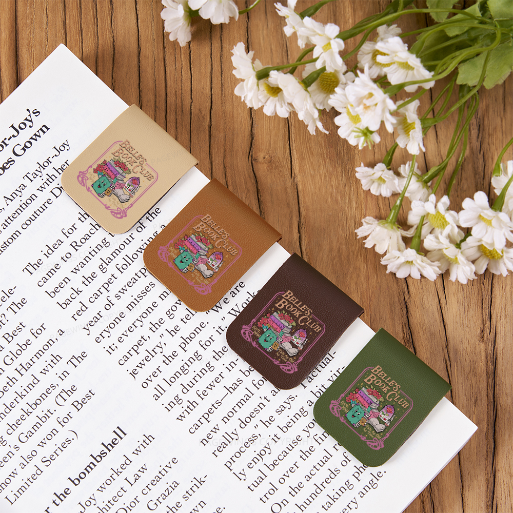 Pagewings Belle's Book Club Magnetic Bookmark