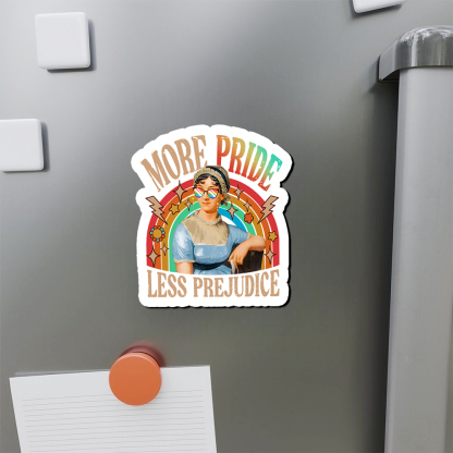 Pagewings More Pride Less Prejudice Fridge Magnet