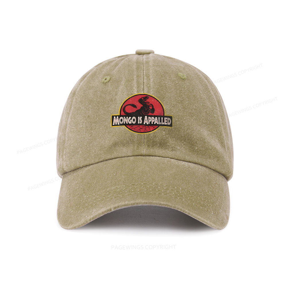 Pagewings Mongo Is Appalled Washed Cap