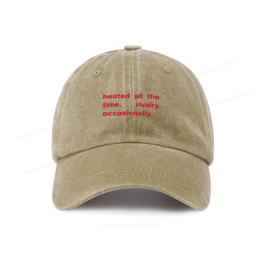 Pagewings The Time Rivalry Occasionally Washed Cap