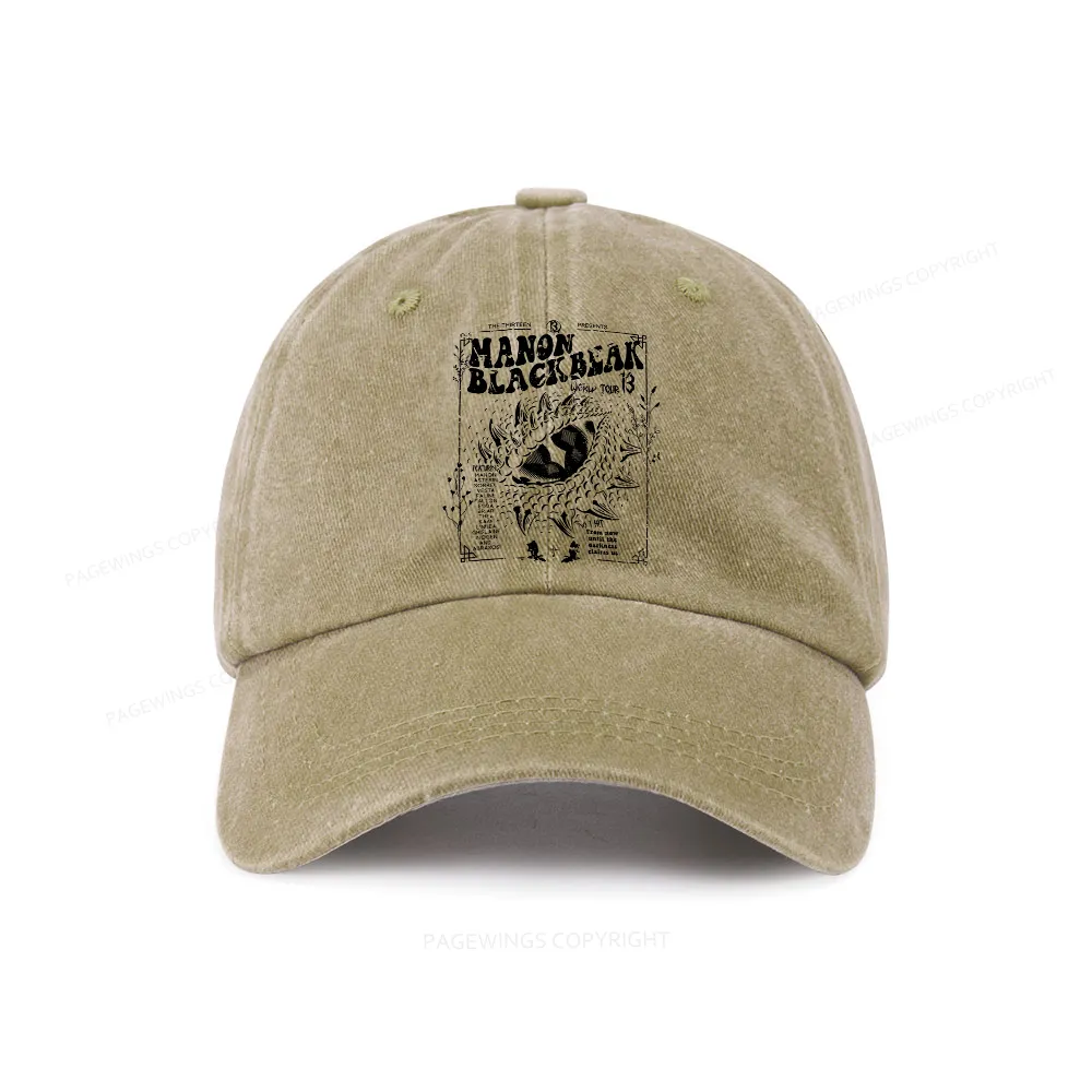 Pagewing ACOTAR Crescent City Rhysand Washed Cap