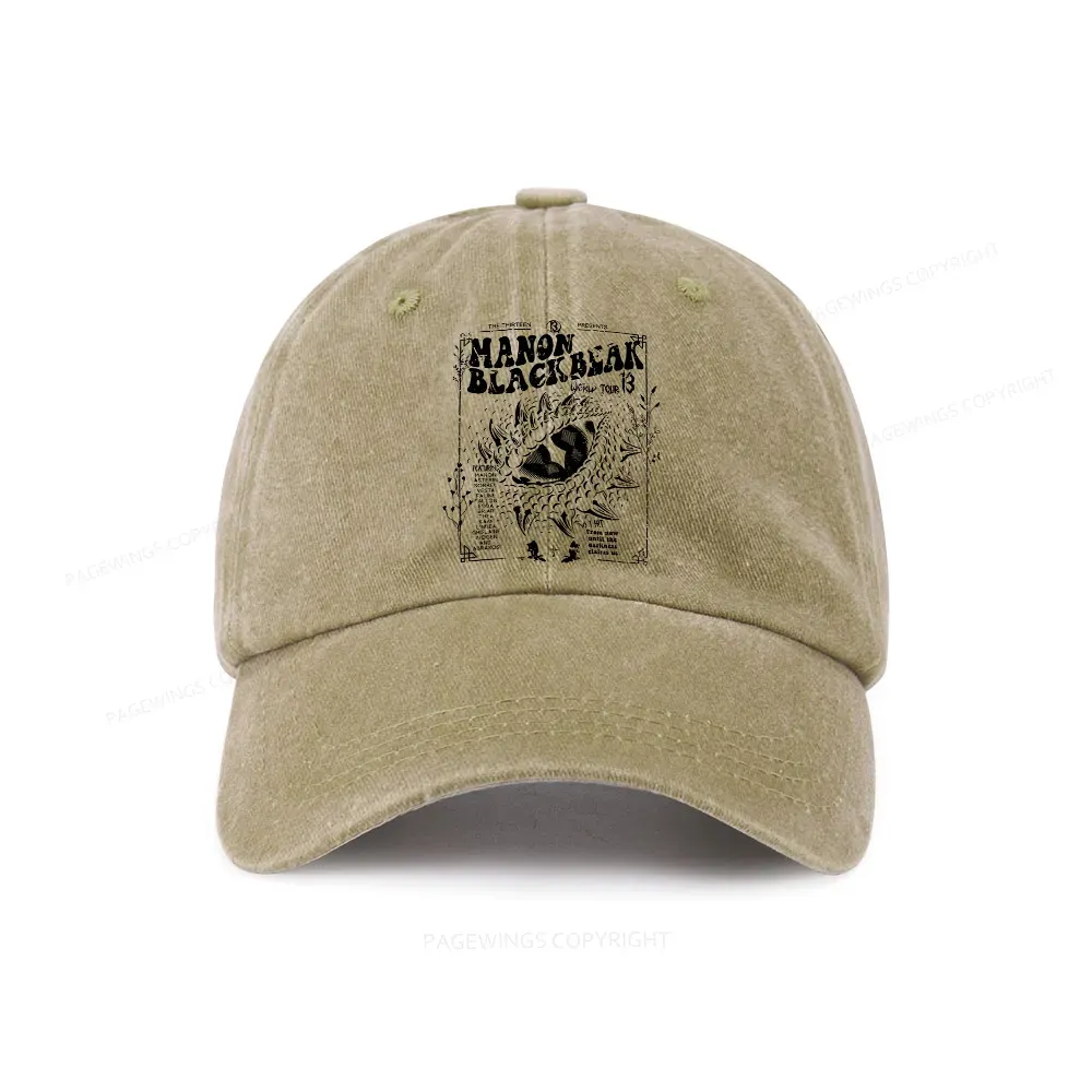 Pagewing ACOTAR Crescent City Rhysand Washed Cap