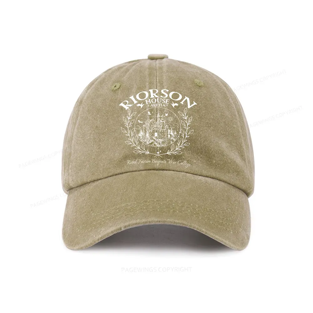 Pagewings Fourth Wing Washed Cap
