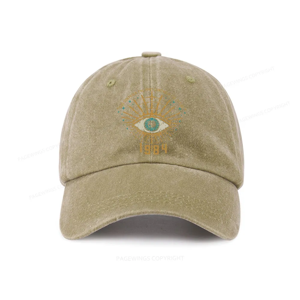 Pagewings George Orwell 1984 Washed Cap
