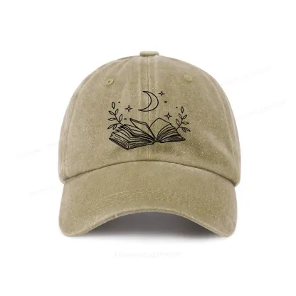 Pagewings Comfort Colors Read Books Be Kind Stay Weird Washed Cap