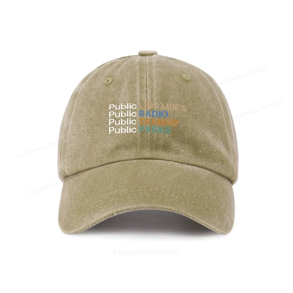 Pagewings Public Libraries Radio Transit Parks Washed Cap