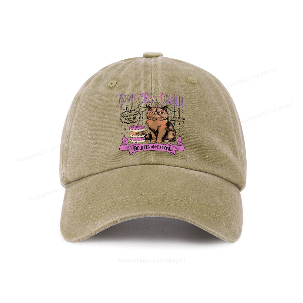 Pagewings Princess Donut Washed Cap