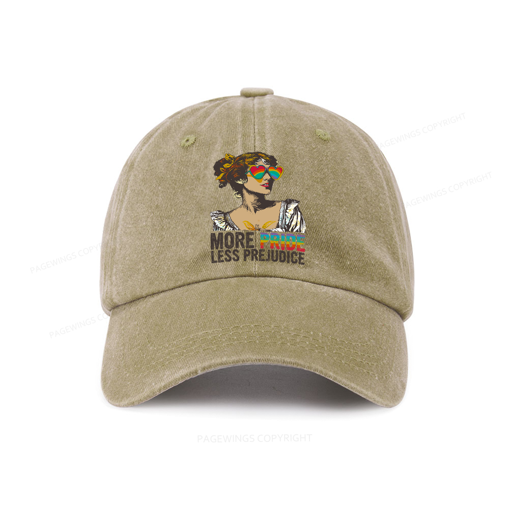 Pagewings More Pride Less Prejudice Washed Cap