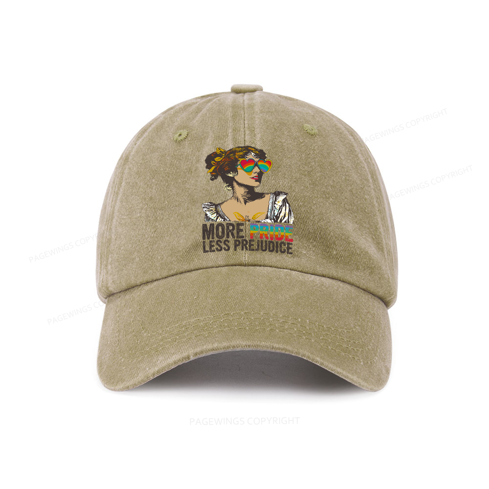 Pagewings More Pride Less Prejudice Washed Cap