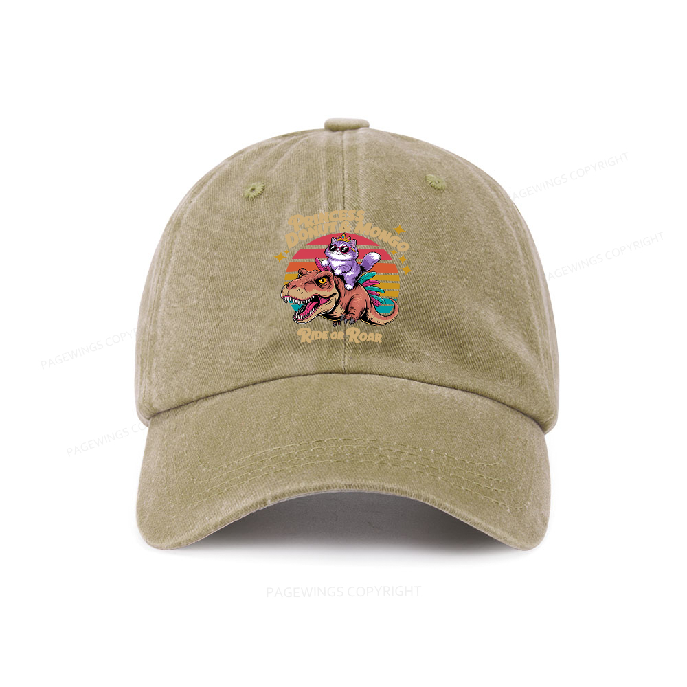 Pagewings Princess Donut & Mongo Washed Cap