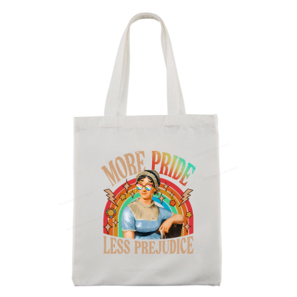 Pagewings More Pride Less Prejudice Tote Bag