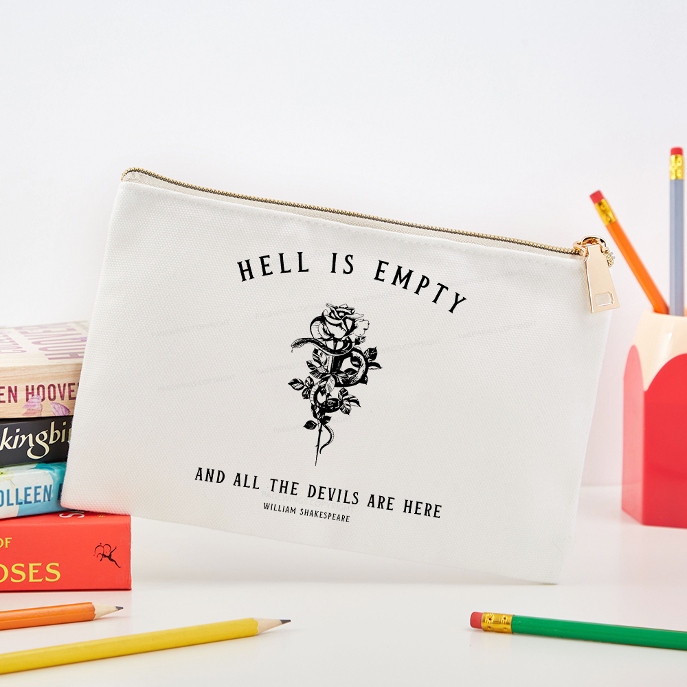 Pagewings Hell Is Empty And All The Devils Are Here Pouch